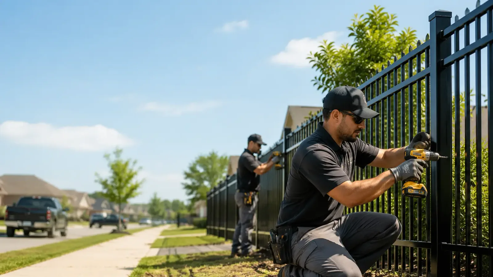 Metal Fence Installation in Roberts, WI